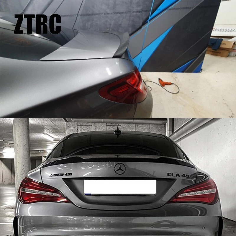 Carbon Fiber Trunk Wing Spoiler For Mercedes Benz CLA W117 C117 2013-2019 - Imagem 2 de 4