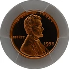 CAMEO LOOK LIKE PR66RD 1955 RED WHEAT LINCOLN PENNY PCGS PROOF P-MINT EXACT COIN