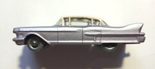 VINTAGE 1960 LESNEY MATCHBOX #27 1958 CADILLAC SIXTY SPECIAL SILVER WHEELS NMINT