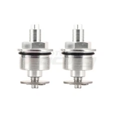 2xPreload Fork Cap Bolts For Honda CX500TC 1982 Adjust Bolt Silver 37mm Fork