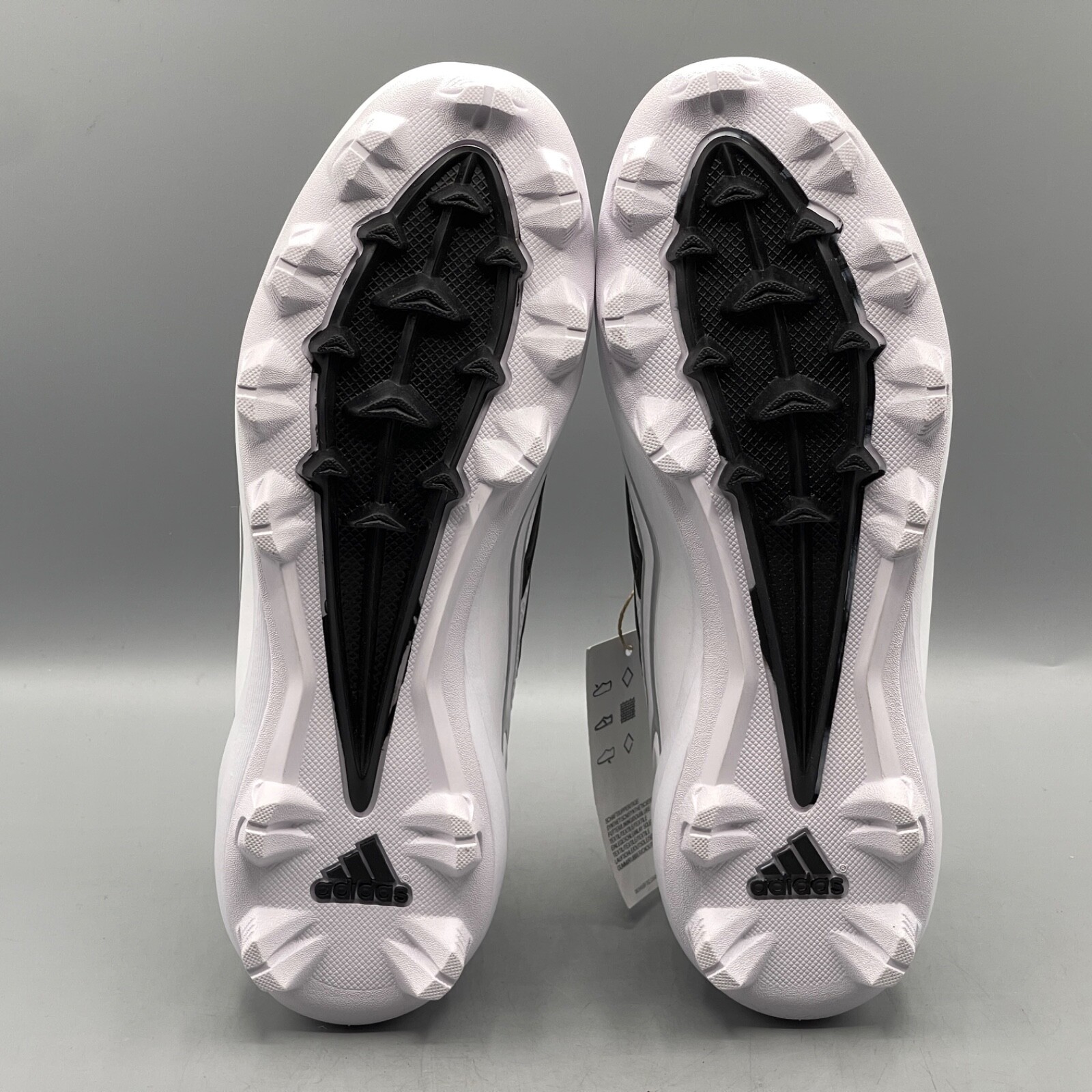 Adidas Baseball Cleats Women’s 9.5 White PureHustle 3 MD Softball Molded IG7139