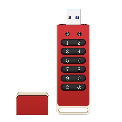 Secure USB Drive 32GB Encrypted USB Flash Drive Hardware Password Memory US T7U1