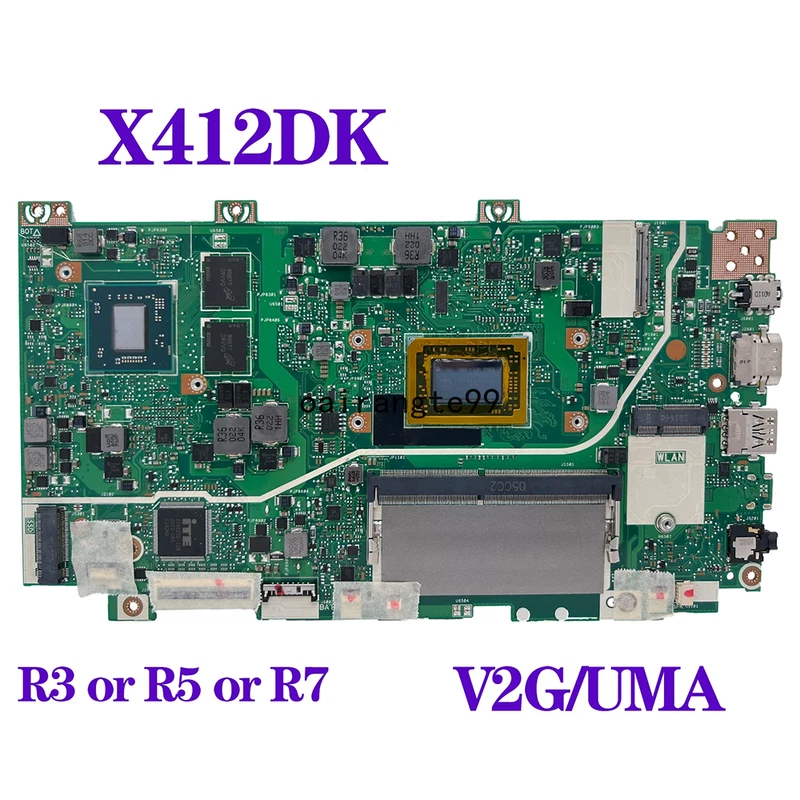 For ASUS X412DK F412DA A412DA F412DK X412DA Motherboard R3 R5 R7 4GB/RAM V2G/UMA