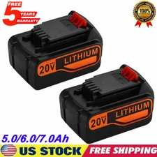 For Black & Decker 20V Lithium MAX Battery 20 Volt Li-Ion LBXR20 LBXR2020 LBX20