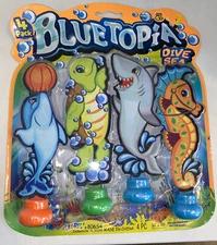 DIVE SEA FUN Tossing Pool water Play Toy TOSS N DIVE. 4 pack age 4+ new