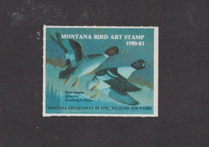 MTBR1 - Montana State Bird Art Stamp. Single.    MNH. OG.