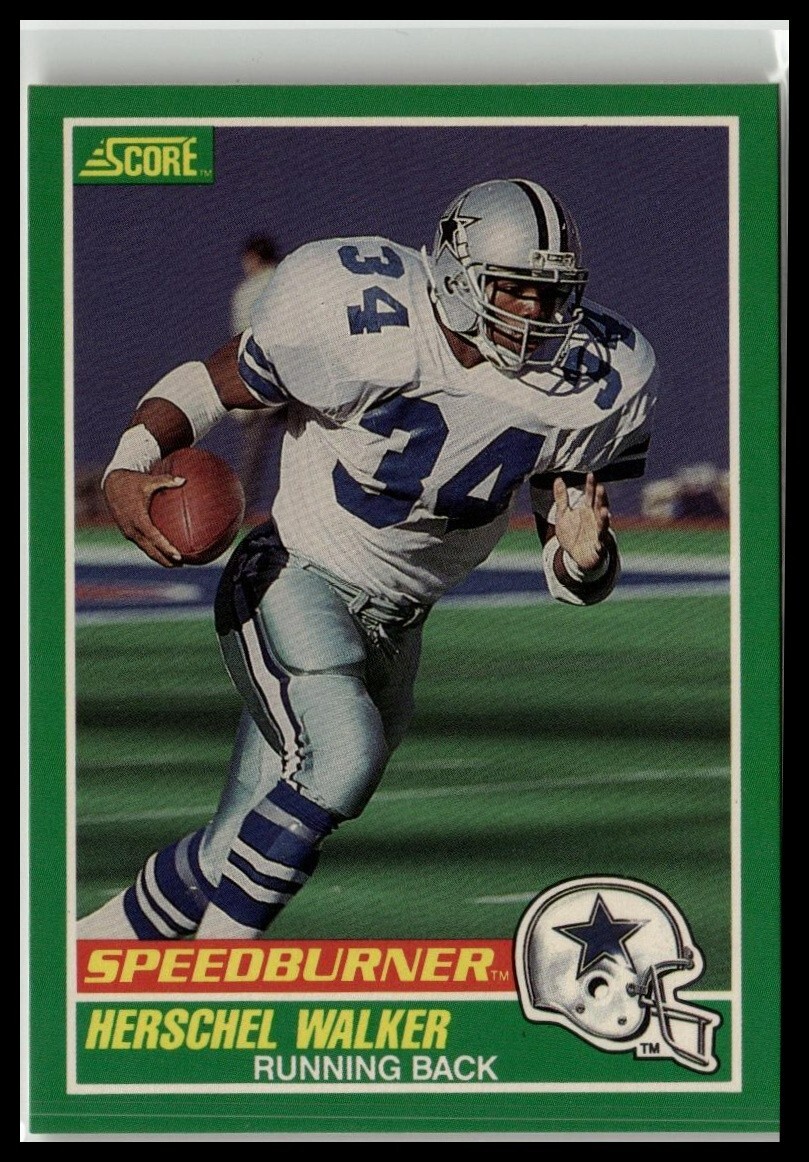 1989 Score #317 Herschel Walker Near Mint or Better
