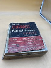 1929-1958 Chevrolet Parts And Accessories Catalog Manual Corvette Trucks Cars