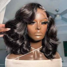 13x6 HD Lace Front Body Wave 13x4 Lace Frontal Human Hair Wavy Closure Wig Women