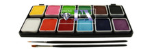 12 Color Face Painting Palette Diamond FX 12x6gm