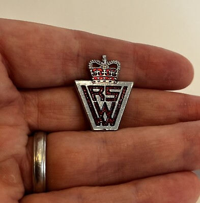 Women s Voluntary Services Queens Crown Badge Marples & Beasley Birmingham RSW