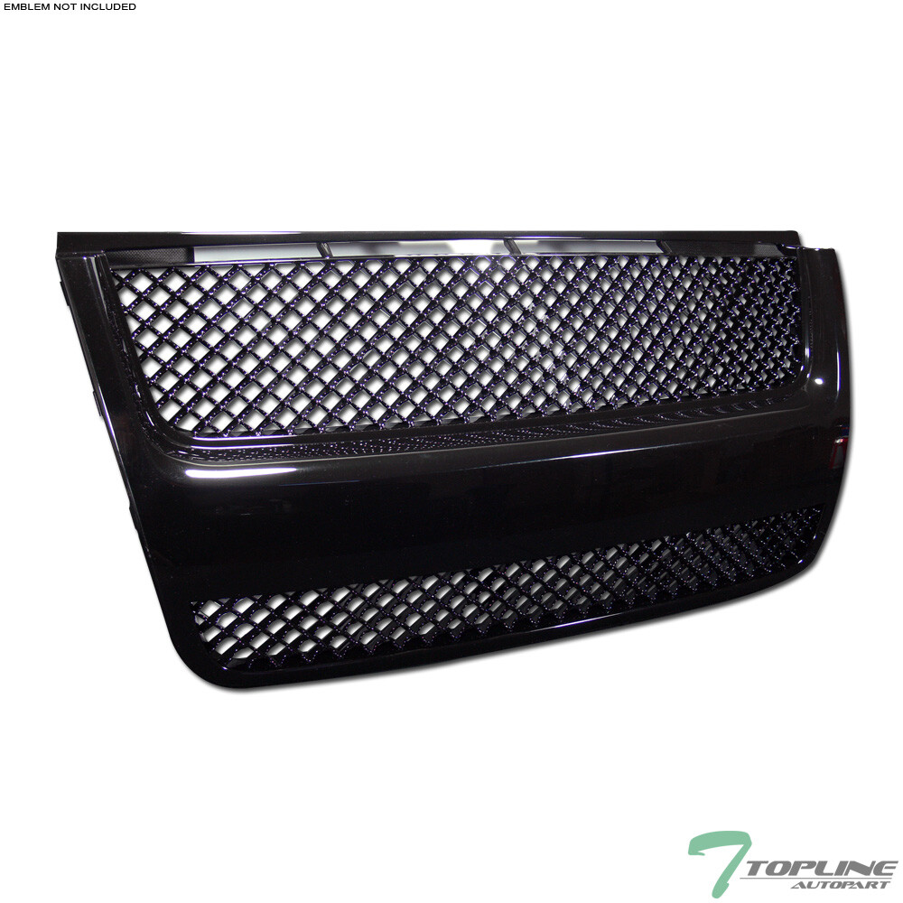 Topline For 2007-2010 Ford Explorer Sport Trac Mesh Front Bumper Grille - Black