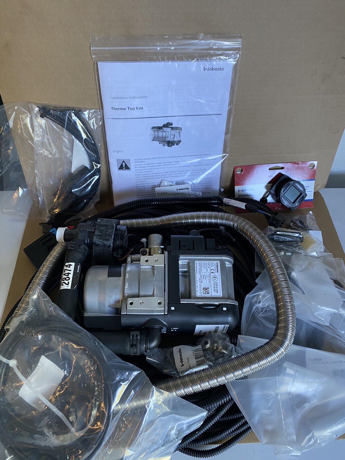 Webasto Thermo Top EVO 5 Diesel 12v With Mounting Kit and Timer 1533 for  sale online