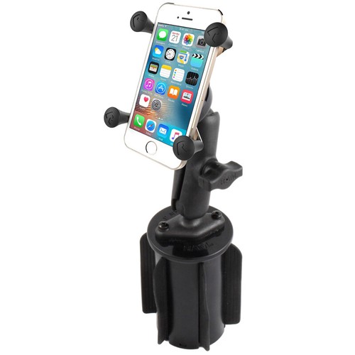 Support RAM RAM-A-CAN Support Gobelet Base avec Support X-Grip pour Smartphone GPS