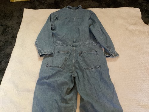 LEVI STRAUSS & CO blue Denim Jumpsuit Boiler Suit BNWT size XL - Picture 8 of 10