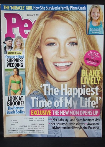 People Magazine Jan 2015, Lot of 4 - Princess Kate, Blake Lively, Brittany Mayna - Picture 3 of 4