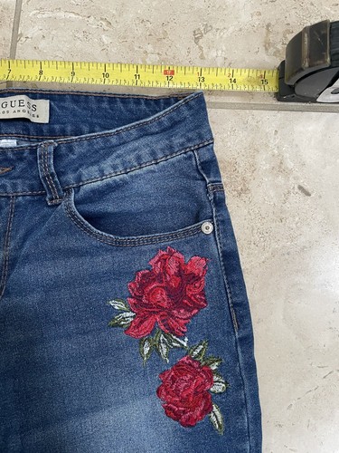 Guess Los Angeles Jeans Slim Skinny Blue Stretch Girls Size 14 26x26 GUC👖 - Picture 7 of 15
