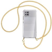 Handykette FüR Samsung Galaxy A42 5G Goldfarbene Kette (G) HüLle Mit Band Kordel