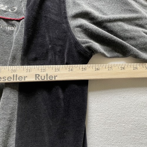 P Miller Master P Velour Track Jacket Mens XL Oversized Baggy Gray Y2K - Picture 7 of 10