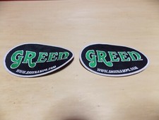 VERDE MATAMP USA TOPPA RICAMATA X 2 LOGO MARCHIO UFFICIALE