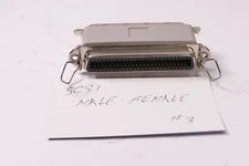 SCSI TERMINATOR 50 PIN CENTRONICS MALE / FEMALE PASS THROUGH PASSIVE  #3