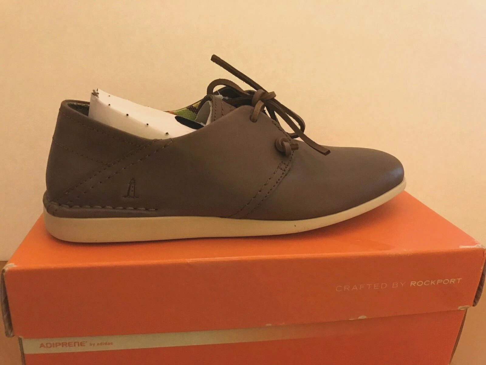 Rockport Loafer SEA 1 EYE Adiprene by Adidas Brown Size 8