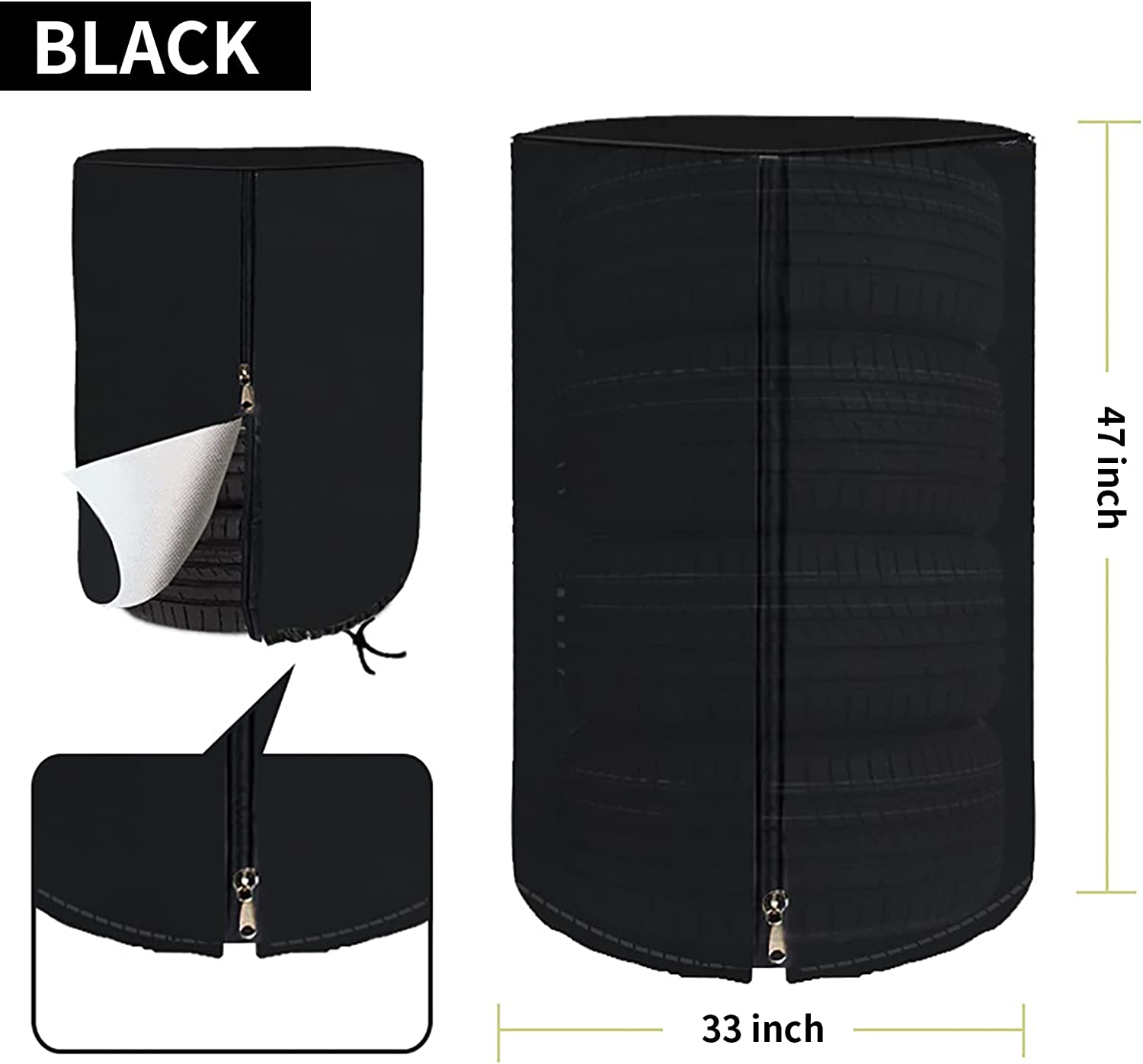 Tire Covers for Storage Large Tire Storage Bags Waterproof for Outdoor