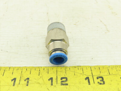 Festo 8mm Push To Connect One Way Check Fitting 3/8 NPT