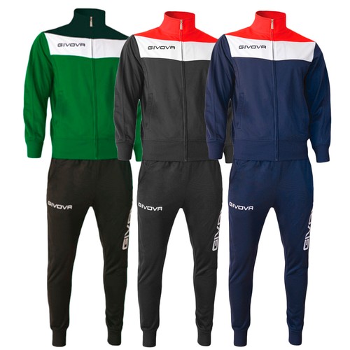 Completo Tuta Sportiva Campo GIVOVA Uomo Donna Bambino Unisex Sport Comfort  G | eBay