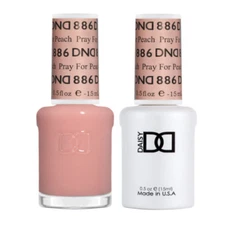 DND Duo Matching Soak-Off Gel & Nail Polish - #886 - Pray For Peach