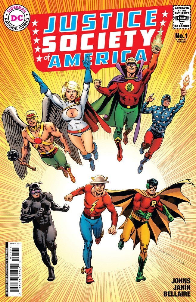 アメコミ・英語　JUSTICE SOCIETY OF AMERICA JUSTICE SOCIETY OF AMERICA #1 - 1:25 Card Stock Variant - NM