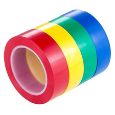 Electrical Tape 4 Colors Blue Green Red Yellow, Color Code Your Electric Wiring