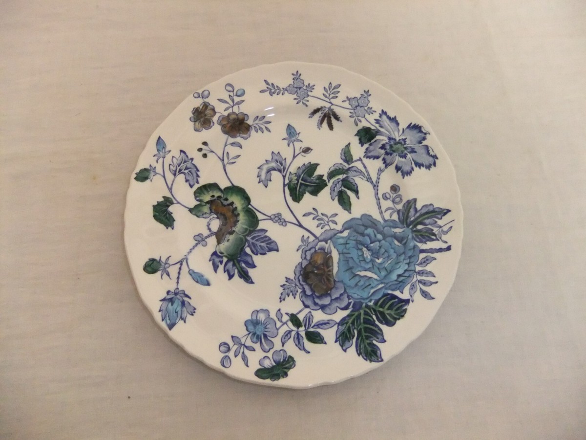 Mason's - Belvedere - vintage ironstone hand painted blue