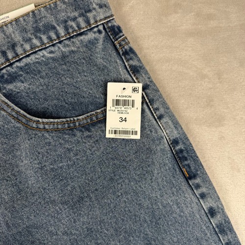 NWT And Now This Mens 34x31 Regular Fit Stretch Medium Wash Jeans Blue NEW - Picture 8 of 11