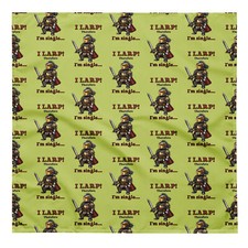 "I LARP..." Bandana Funny Fantasy Role Play RPG SCA Cosplay