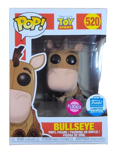 VAULTED Funko POP! Toy Story #520 BULLSEYE, Flocked Limit Ed. In Hardstack, New