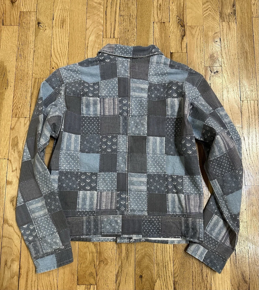 Chaqueta de algodón estampada con retazos RRL Ralph Lauren Foto 2 de 4