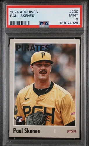 Paul Skenes 2024 Topps Archives #200 Rookie PSA 9