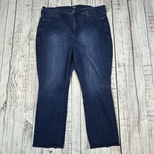 NYDJ Jeans Size 26 Curves 360 Dark Indigo Blue Stretch Stretch It Is Everything