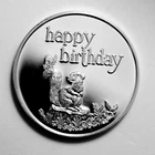 Happy Birthday Squirrel 1oz .999 Silver Round  Rare Gift Coin APM mint