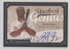 2007 UD Masterpieces Stroke of Genius Michael Bourn #SG-MB Auto 13u1