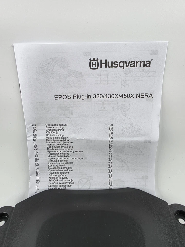 Epos Tosaerba Husqvarna Plug-In 320 430X 450X NERA  - Immagine 2 di 2
