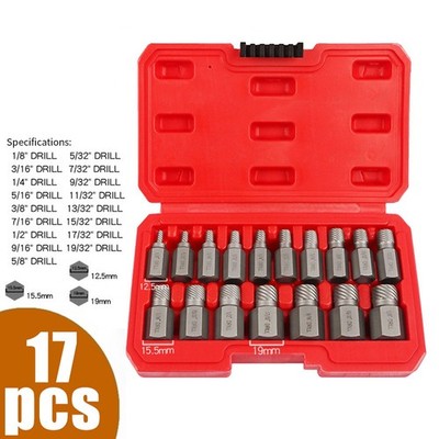 Premium Grade Sechskantschraubenausdreher Set for Damaged Bolt Extraction