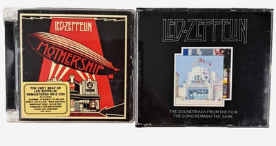 Led Zeppelin CD Bundle Mothership The Song Remains The Same Rock Albums x 2
