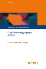 Johannes Vollan Geb�udeenergiegesetz (GEG): Textausgabe mit Schnelle (Paperback)