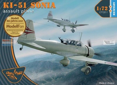 CLPCP72011 1:72 Clear Prop Models Ki-51 Sonia