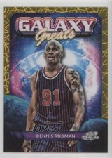 2023-24 Cosmic Chrome Gold Interstellar Refractor 13/50 Dennis Rodman HOF 0o5t