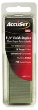 AccuSet A801259 1-1/4-Inch Length 1/4-Inch Crown 18 Gauge Galvanized Staple