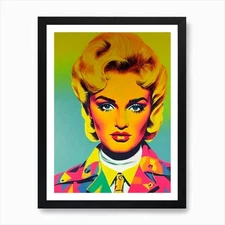 Daya Colourful Pop Art Art Print Framed Wall Art Poster Canvas Print Picture