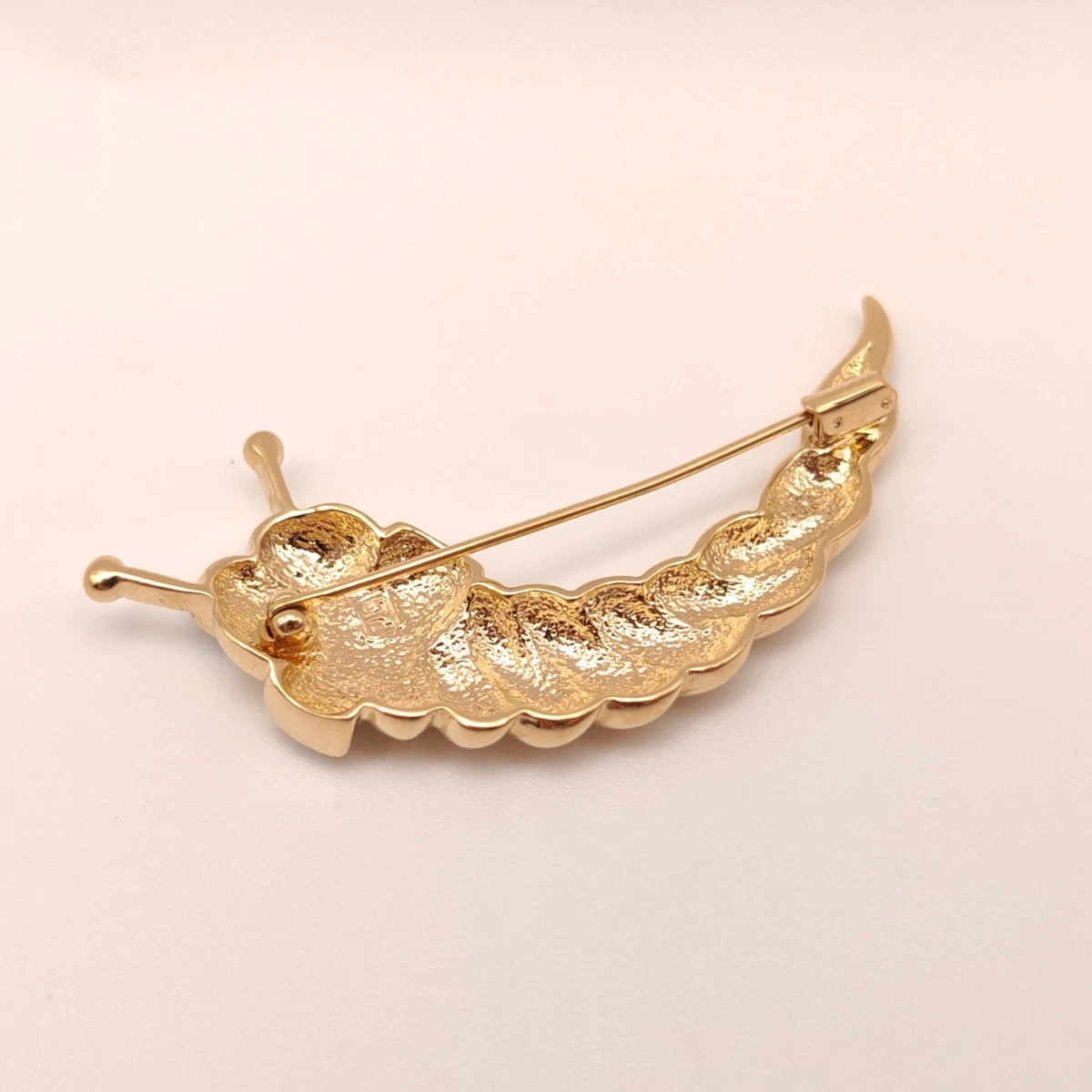 ⭐ Pierre Lang Brosche Anstecknadel Stecker Pin Anhänger Perle Stein Gold 054 ⭐